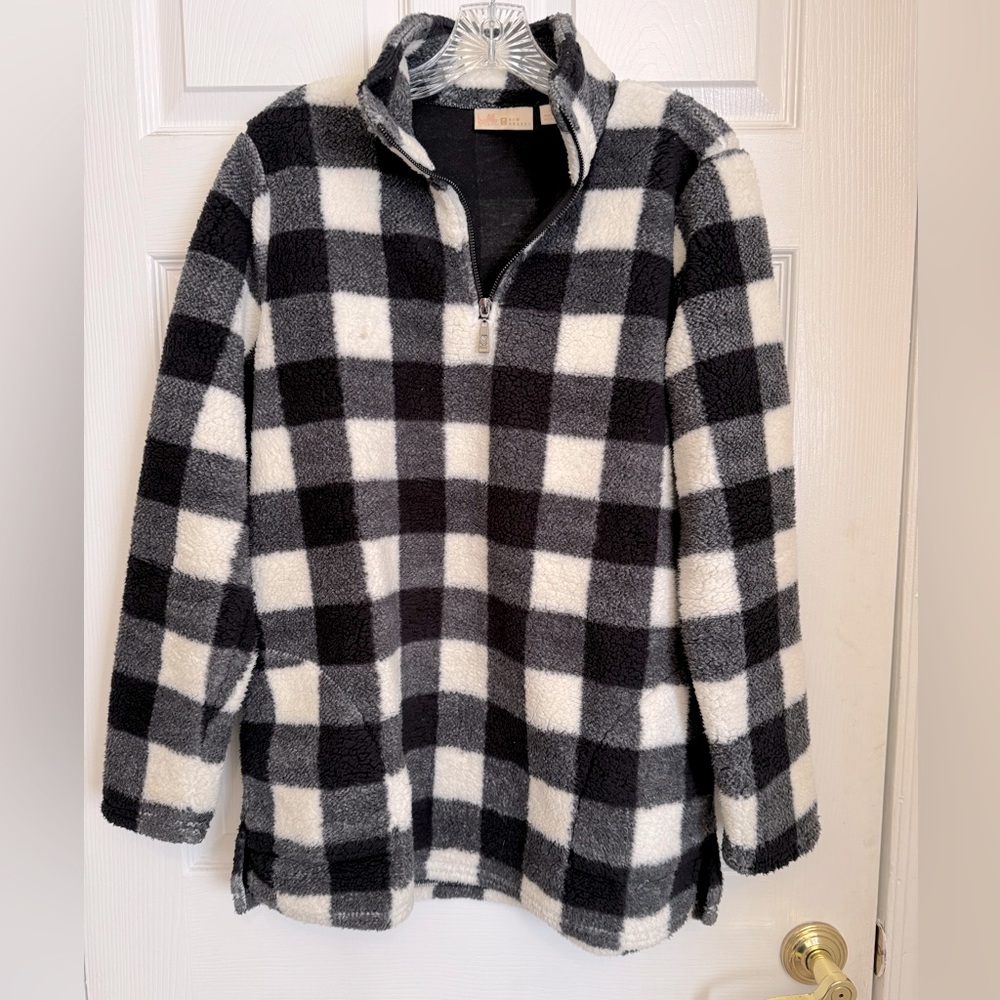 Belle by Kim Gravel 1/4” zipper soft, fuzzy, long sleeve, soft, fall day out